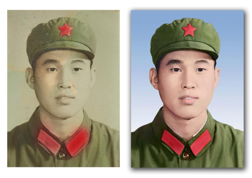 大庆破损照片修复-18